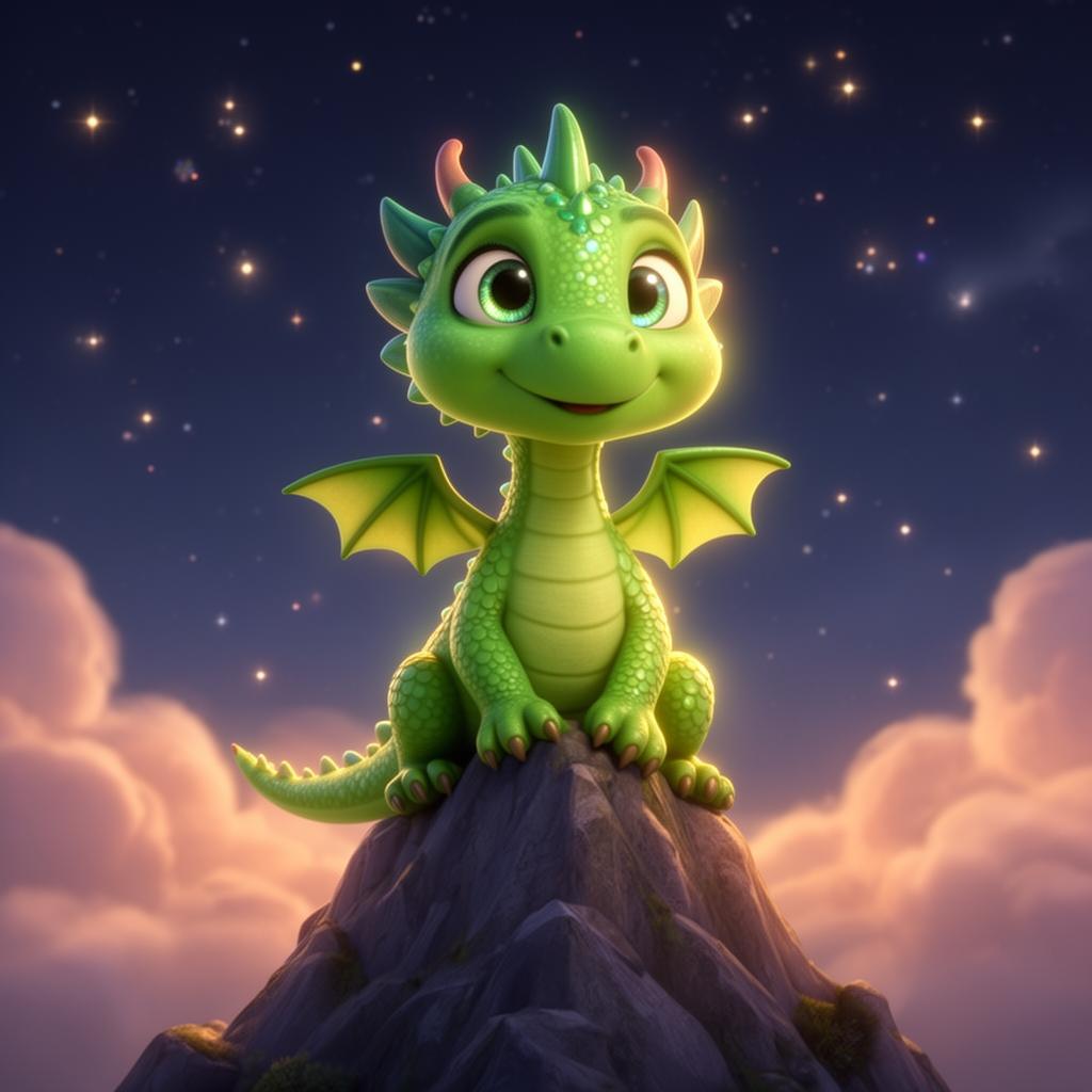 The Dragon Who Was Afraid of the Dark